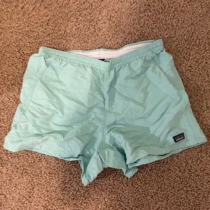 MINT/AQUA PATAGONIA SHORTS SIZE MEDIUM